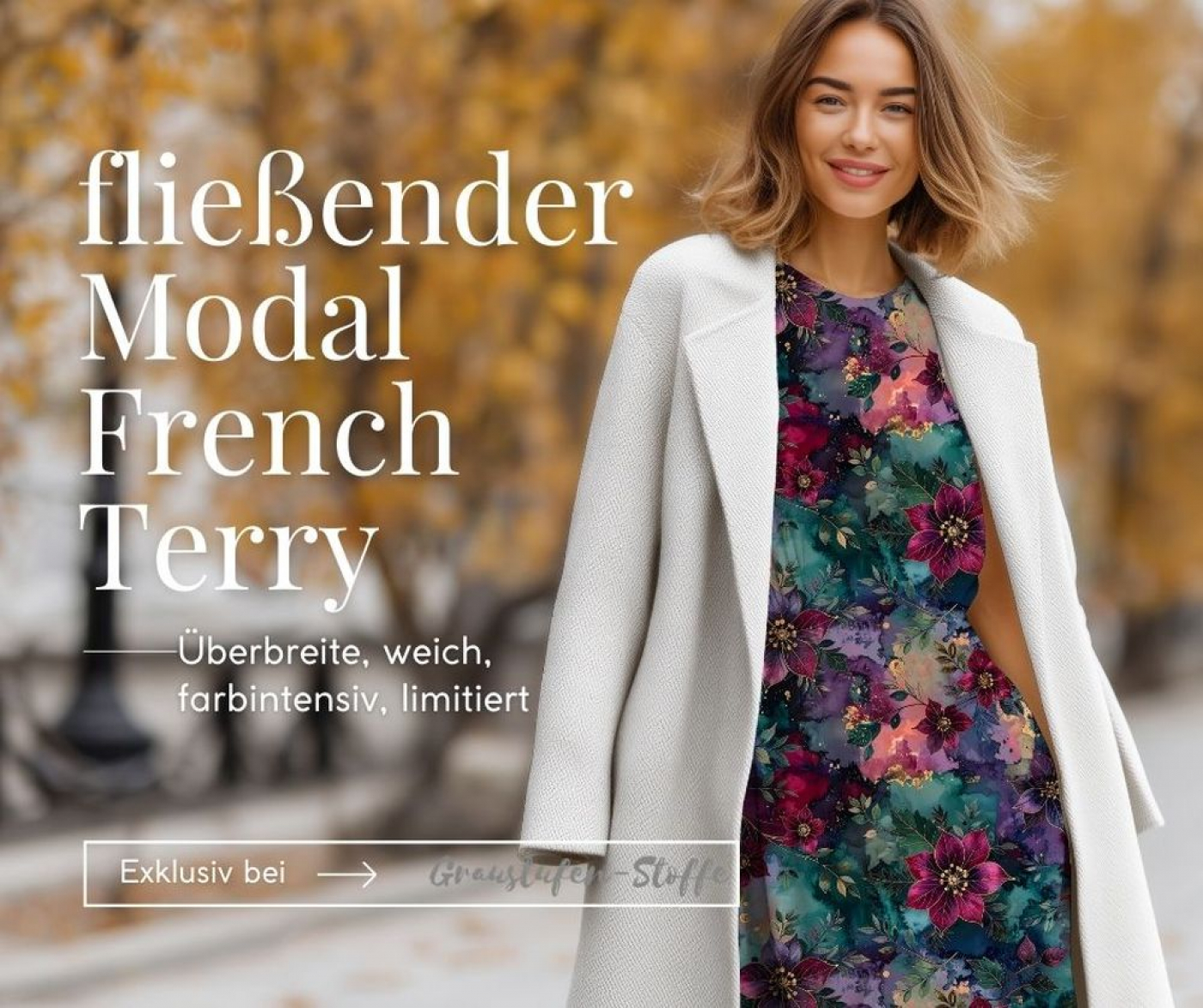 "Swannis Kollektion": Happy Holidays I Modal French Terry I mit Überbreite